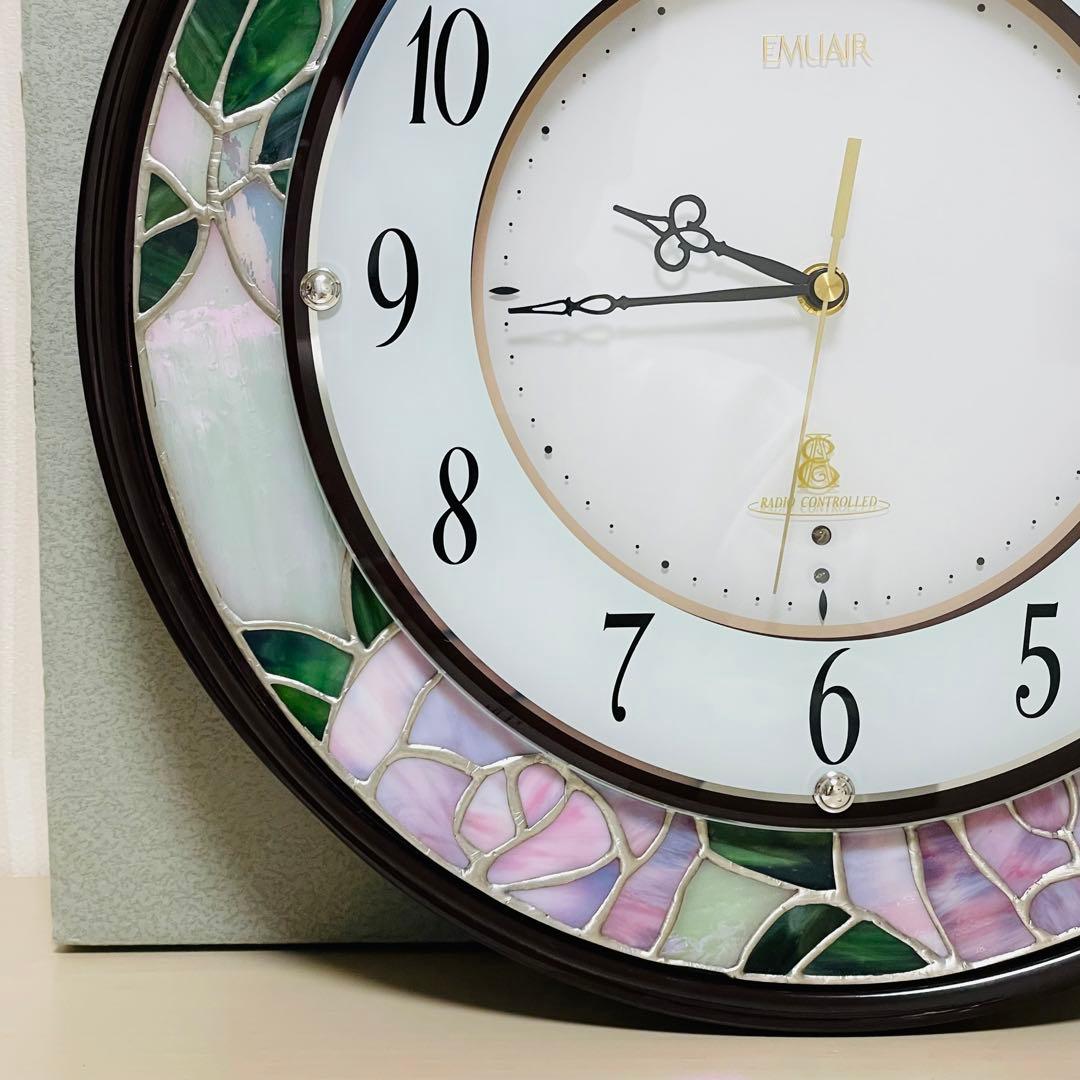 廃盤 RHYTHM リズム 掛時計 エミュエール M8F