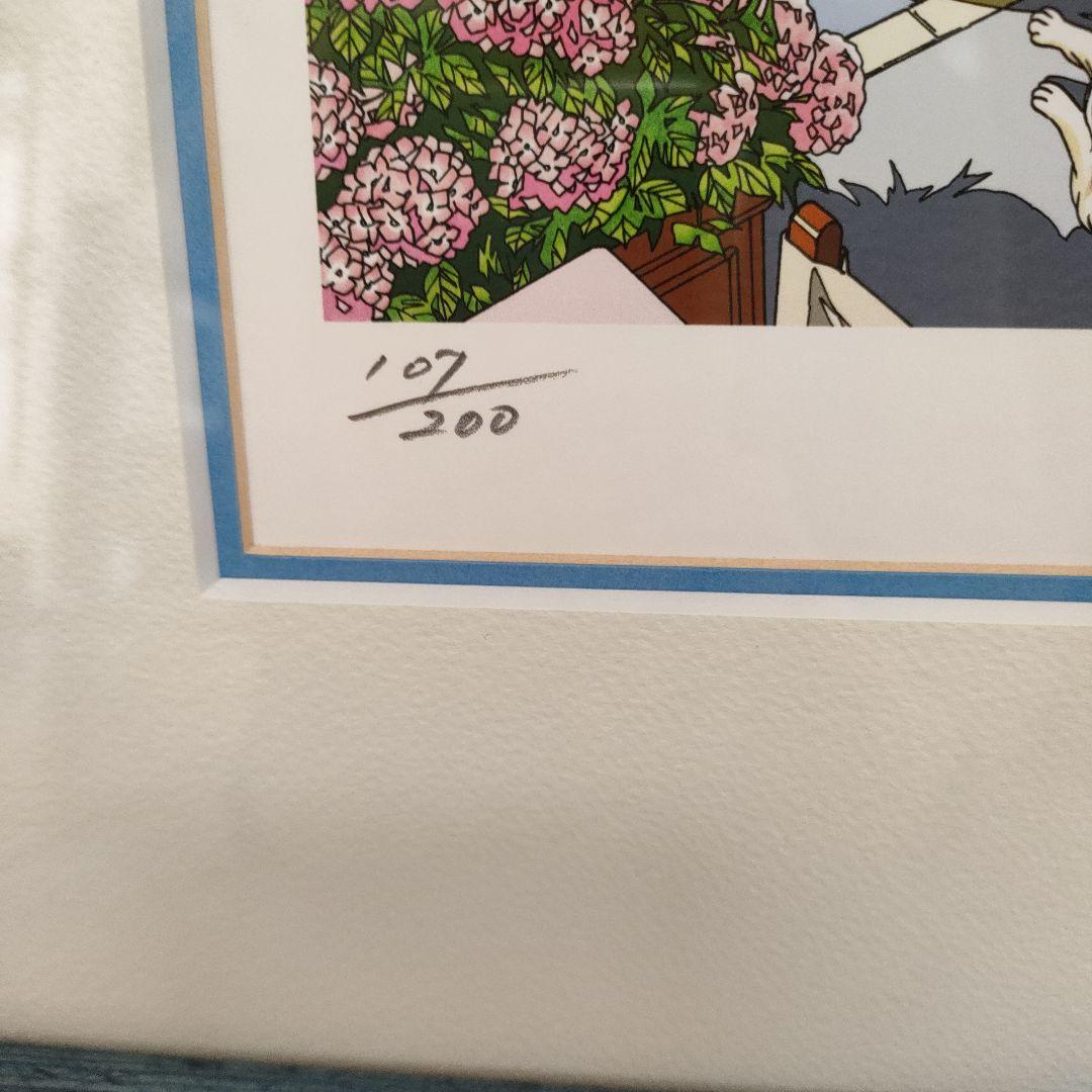 わたせせいぞう　南から吹く6ノットの風の中で　版画