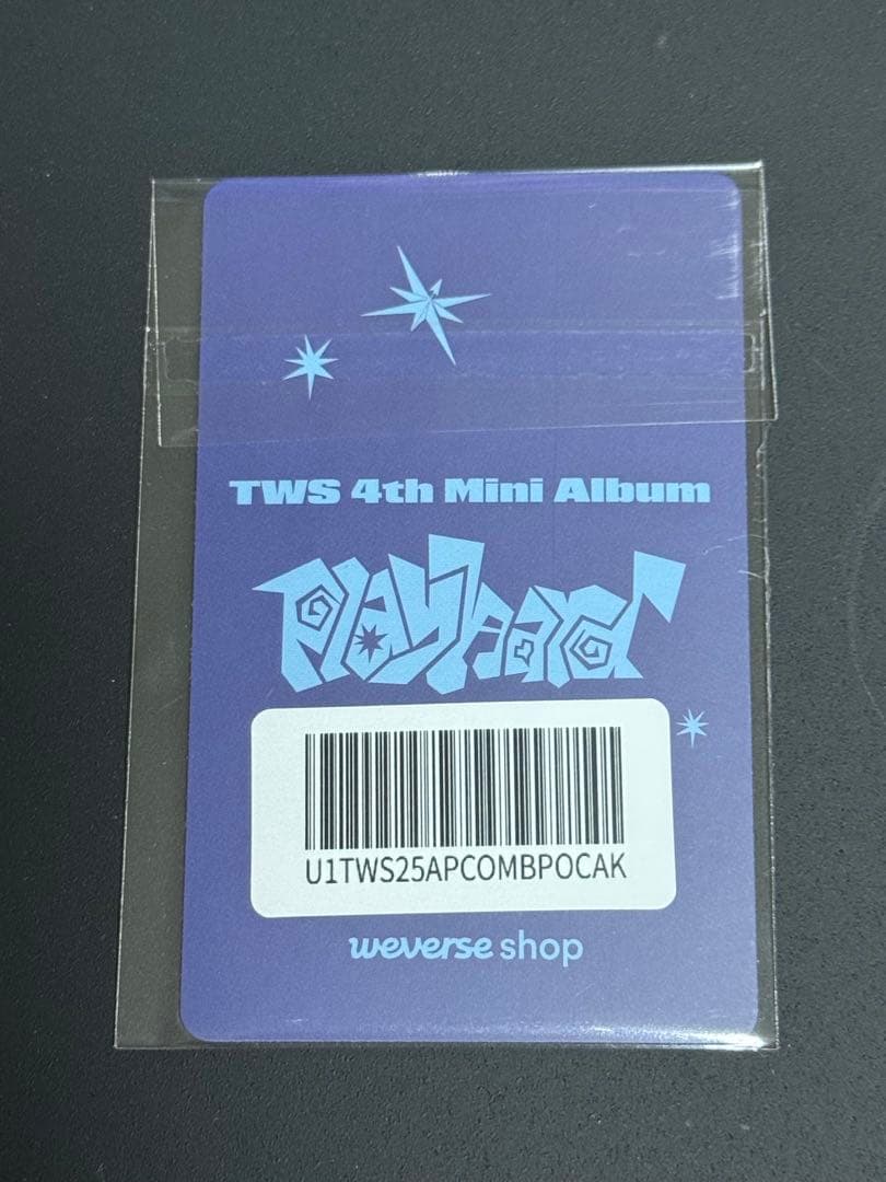 公式 TWS play hard カムバックライブ 特典 ドフン 2枚