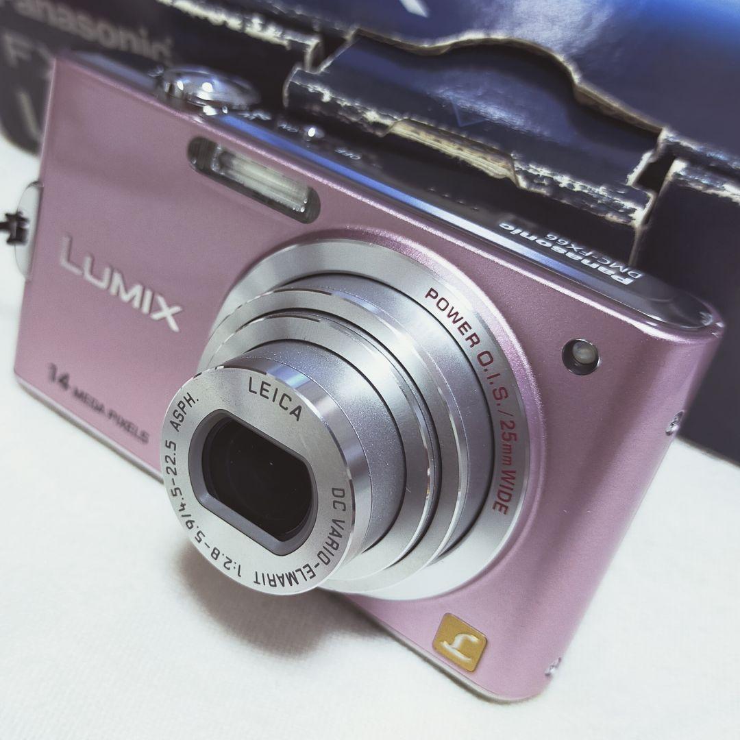 デジカメ　Panasonic　LUMIX　DMC-FX66　ピンク