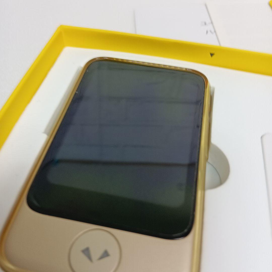 極美品　POCKETALK (s) ポケトーク　ゴールド 翻訳機　グローバル通信