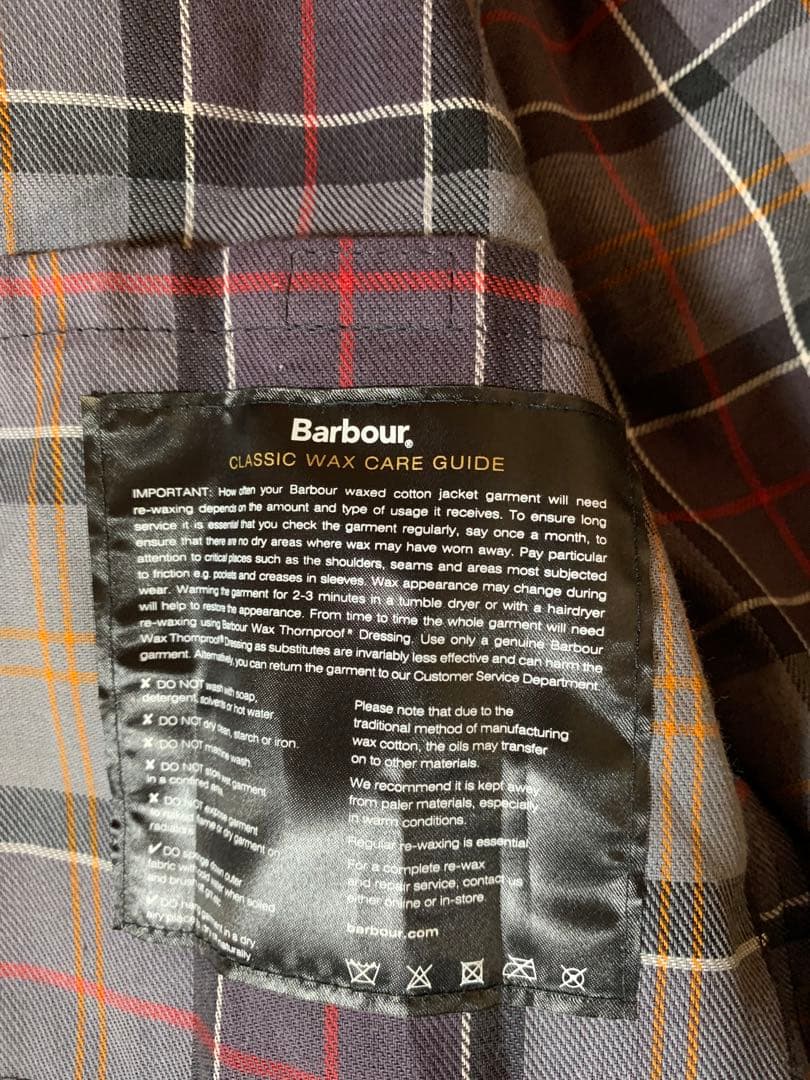 【未使用品】Barbour BEDALE ブラック ワックス サイズ38