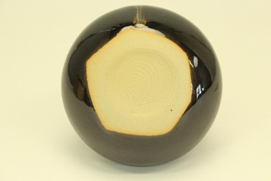 茶道具 大海 茶入 桶谷定一作 共箱(A780)