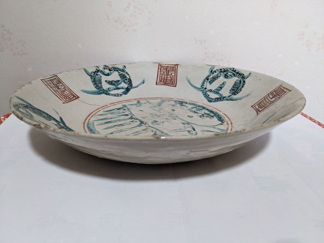 ♦中国陶磁器 呉須赤絵 明時代末〜清時代初期 福建省 漳州窯 古美術骨董品