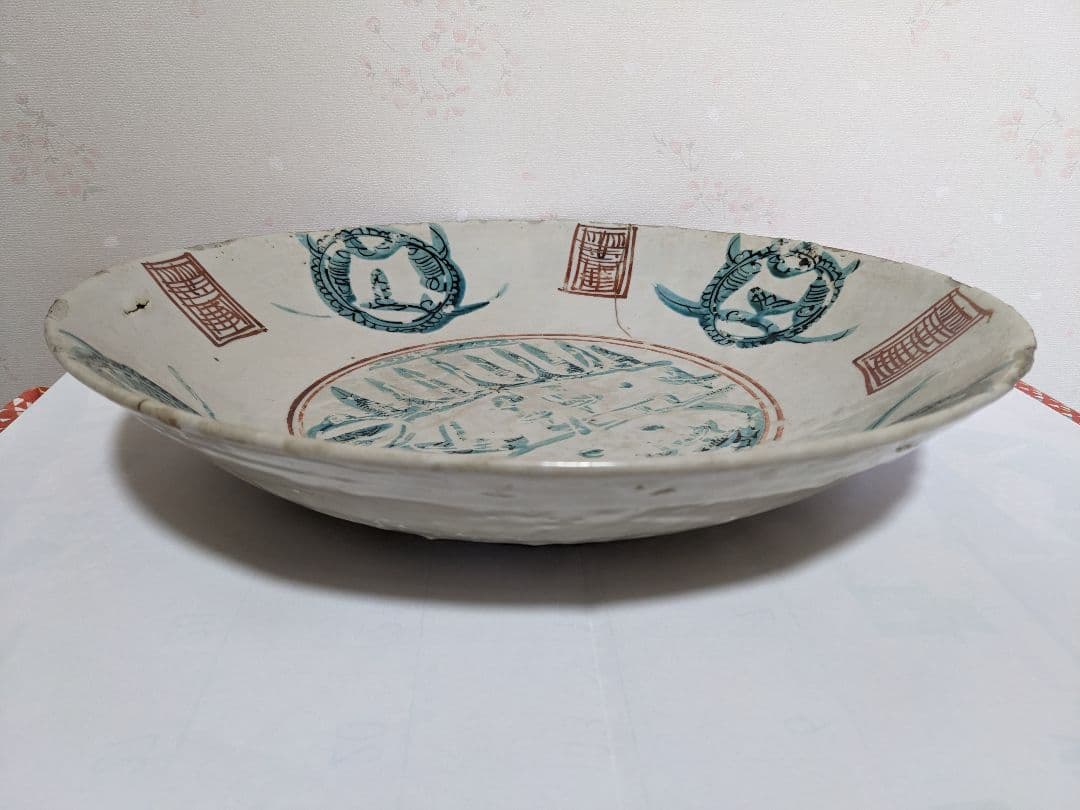 ♦中国陶磁器 呉須赤絵 明時代末〜清時代初期 福建省 漳州窯 古美術骨董品