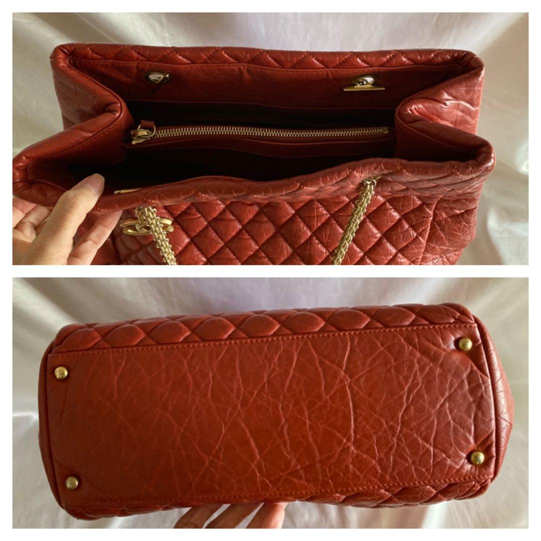 ちの様♡CHANEL マトラッセ　チェーントートバッグ　チェーンバッグ　レザー