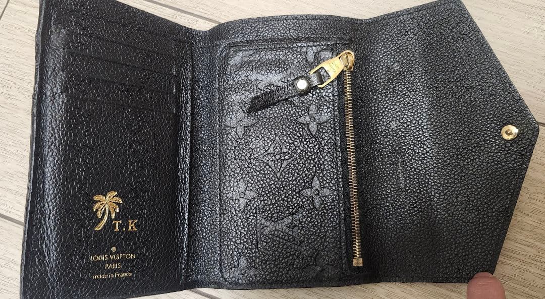 超美品！正規品 LOUIS VUITTONアンプラントキュリユーズ 三つ折り財布