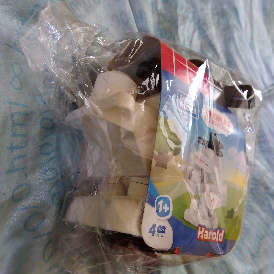 新品 未使用 フィッシャープライス メガブロック ハロルド 4ピース FLY97
