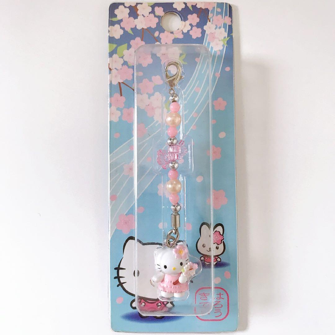 ご当地キティ★春の和み桜★サクラ★さくら★はろうきてぃ★ストラップ★チャーム