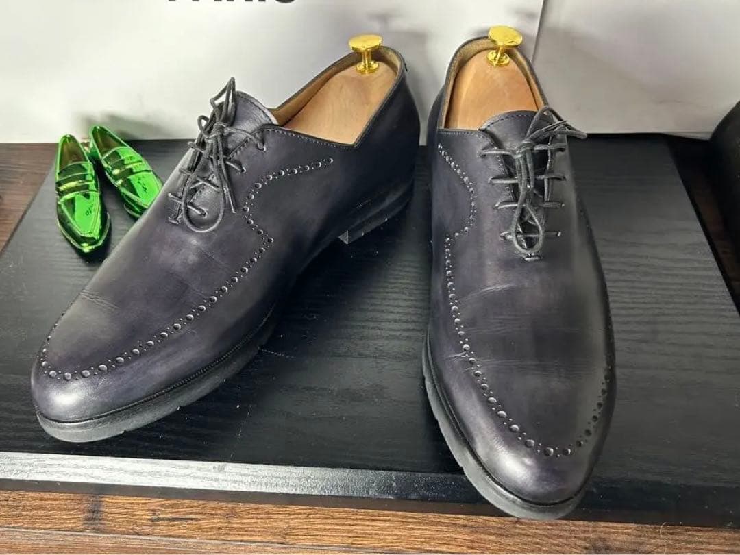 美品　Berluti ニューフィジオ ホールカット ドレスシューズ 10