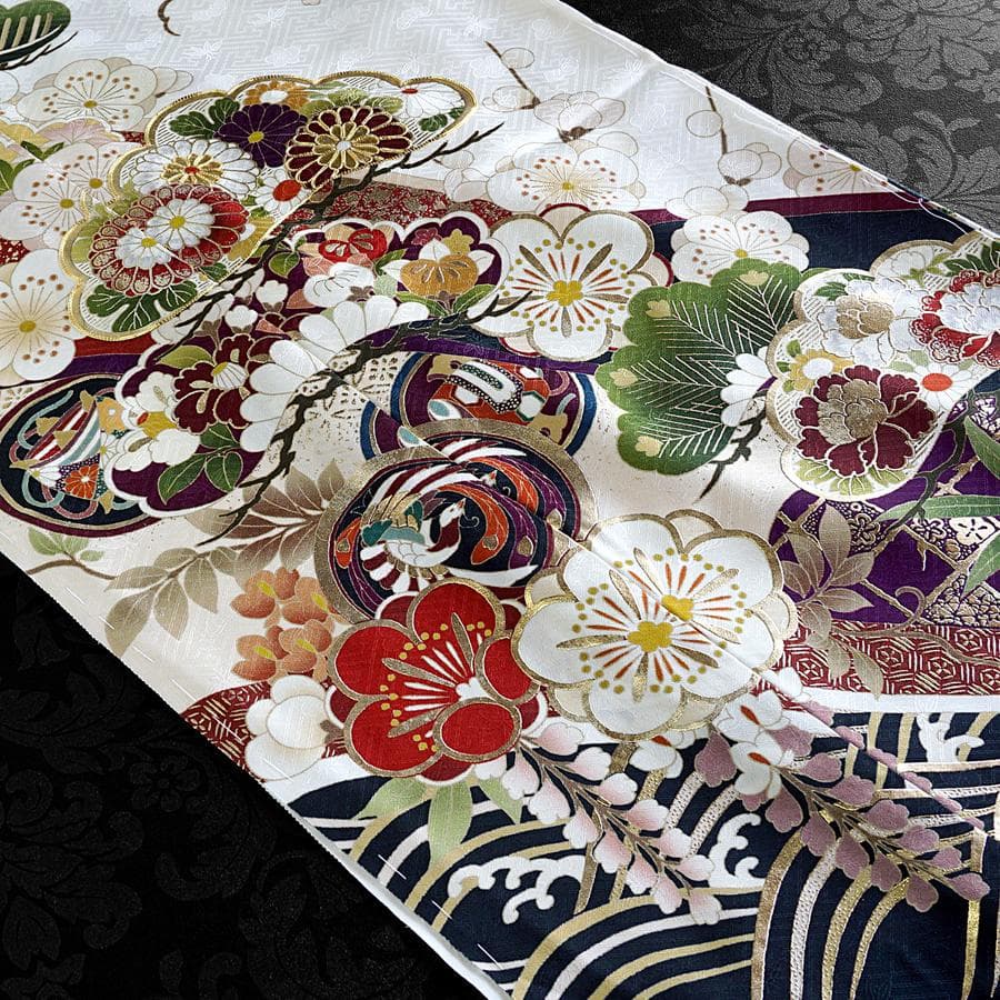 専用　ご予約商品　振袖　襦袢　オーダー仕立て　正統派　古典紋様　白地　成人式