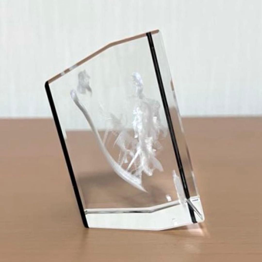 Fate/zero セイバー クリスタルアート 3Dクリスタル