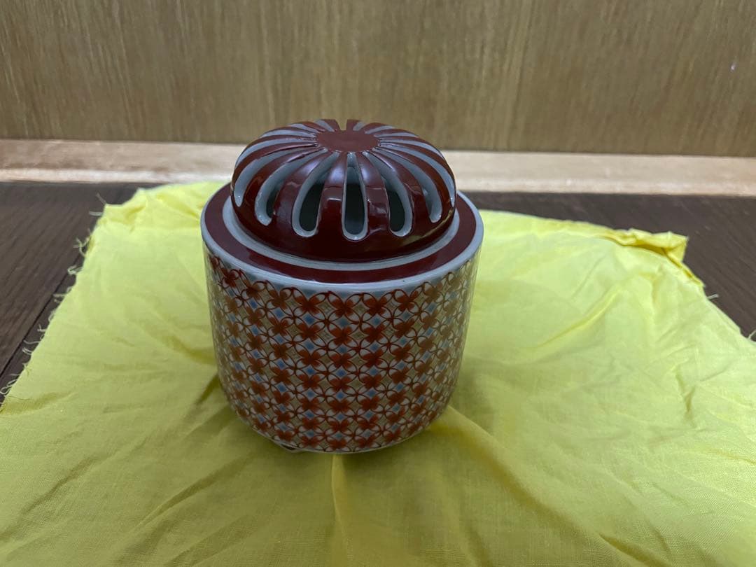 九谷焼　藤井尚行　香炉　未使用品