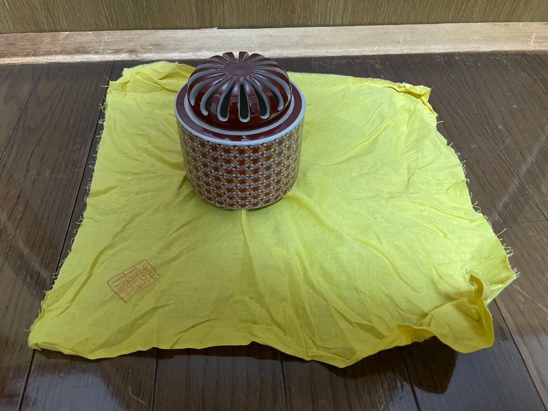 九谷焼　藤井尚行　香炉　未使用品