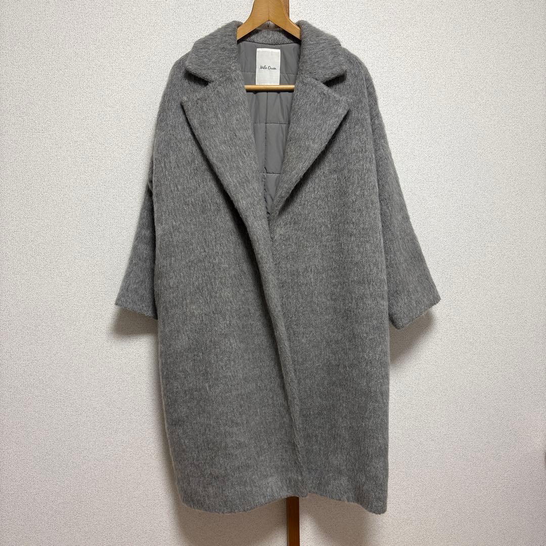 Mila Owen ミラオーウェン ウールシャギーオーバーチェスターコート
