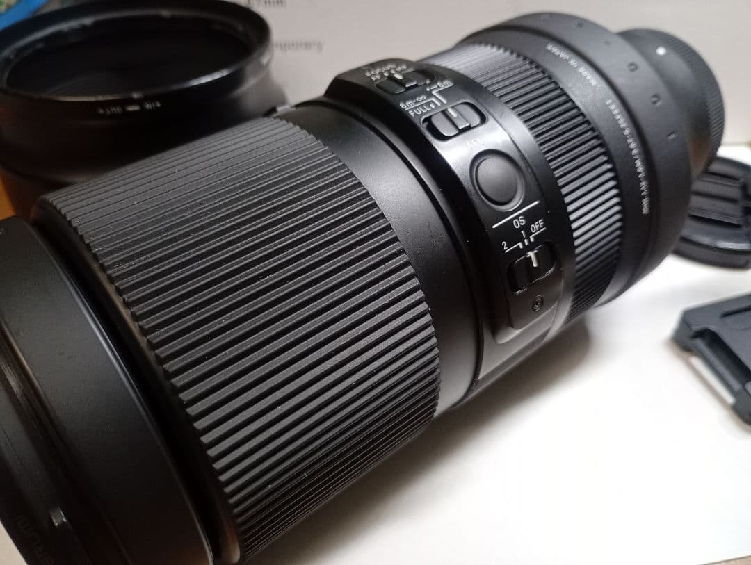 Eマウント用　SIGMA 100-400mm F5-6.3 ＋フィルター・三脚座