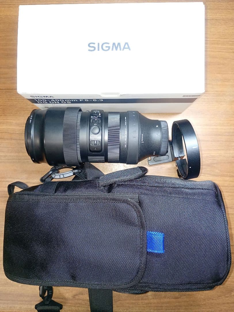 Eマウント用　SIGMA 100-400mm F5-6.3 ＋フィルター・三脚座