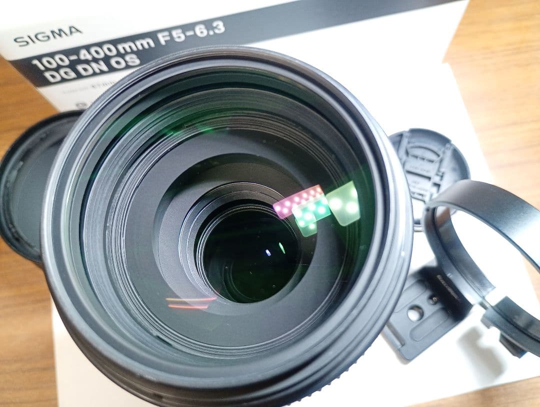 Eマウント用　SIGMA 100-400mm F5-6.3 ＋フィルター・三脚座