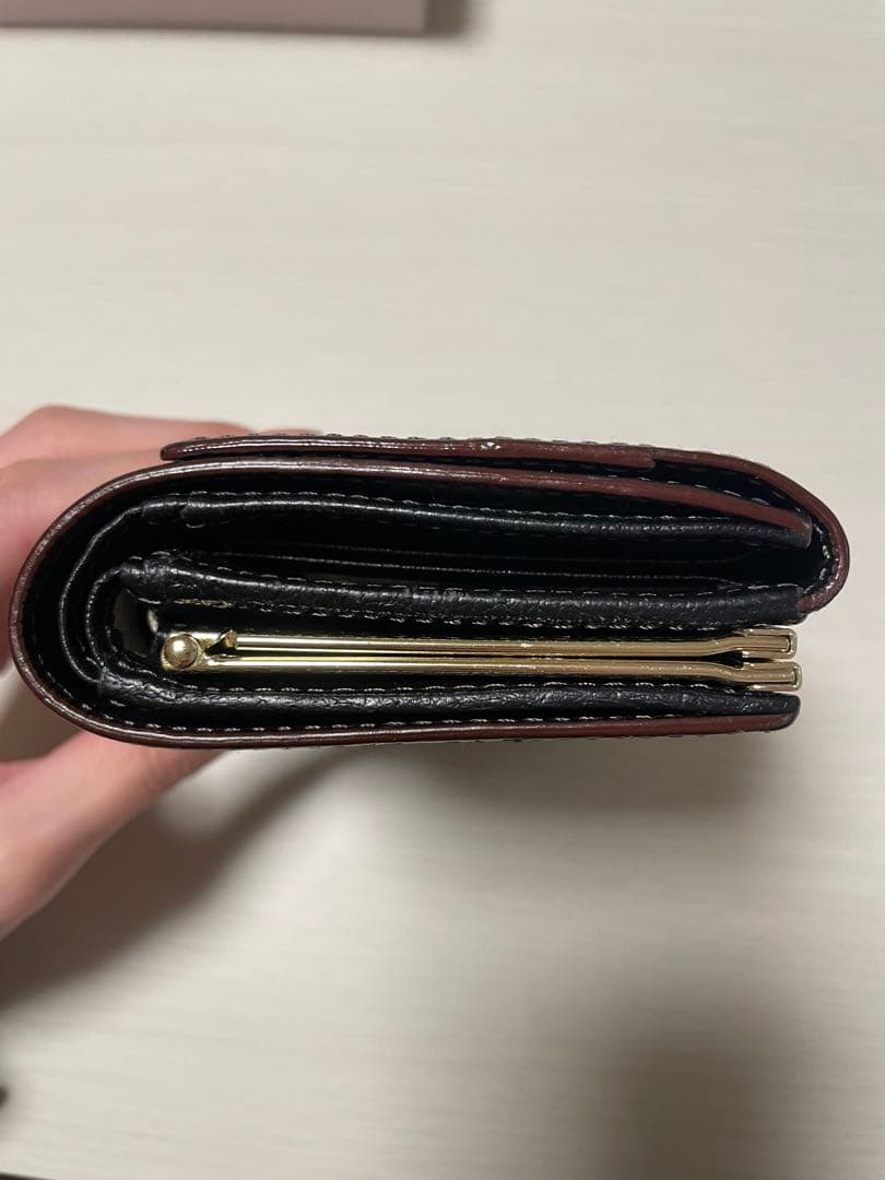 Vivienne Westwood ブラック三つ折り財布