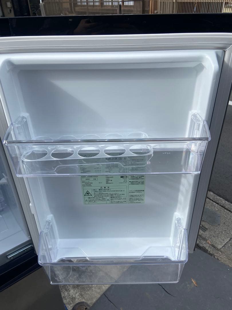 A823 AQUA 2021年製 126L 冷蔵庫 シルバー