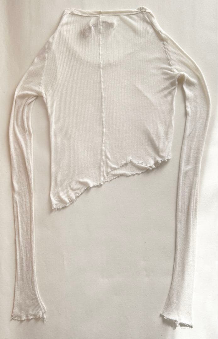 訳ありrick owens リックオウエンス リブ ノースリーブ 長袖カットソー