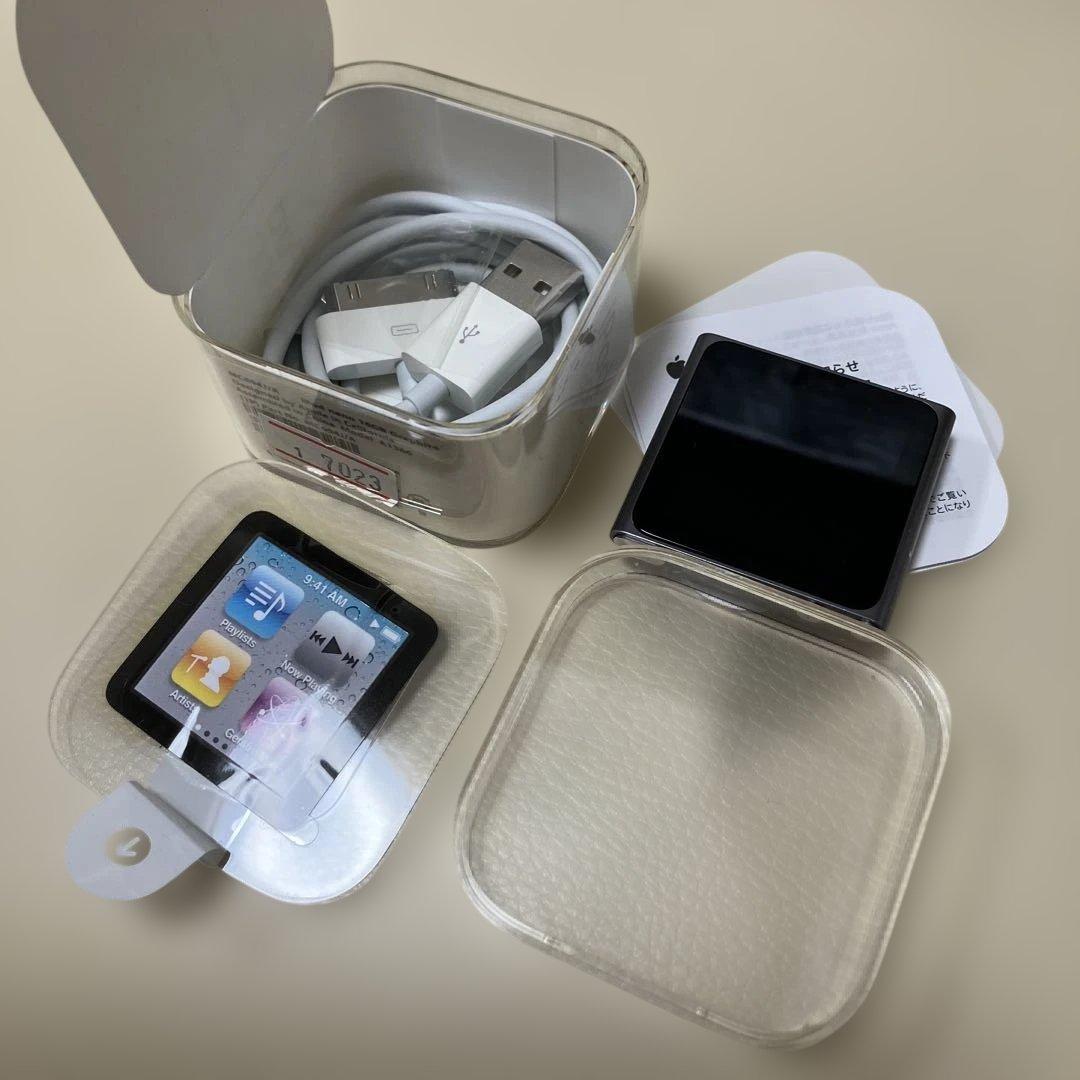 新品未使用　Apple iPod nano 16G シルバー USBケーブル付き