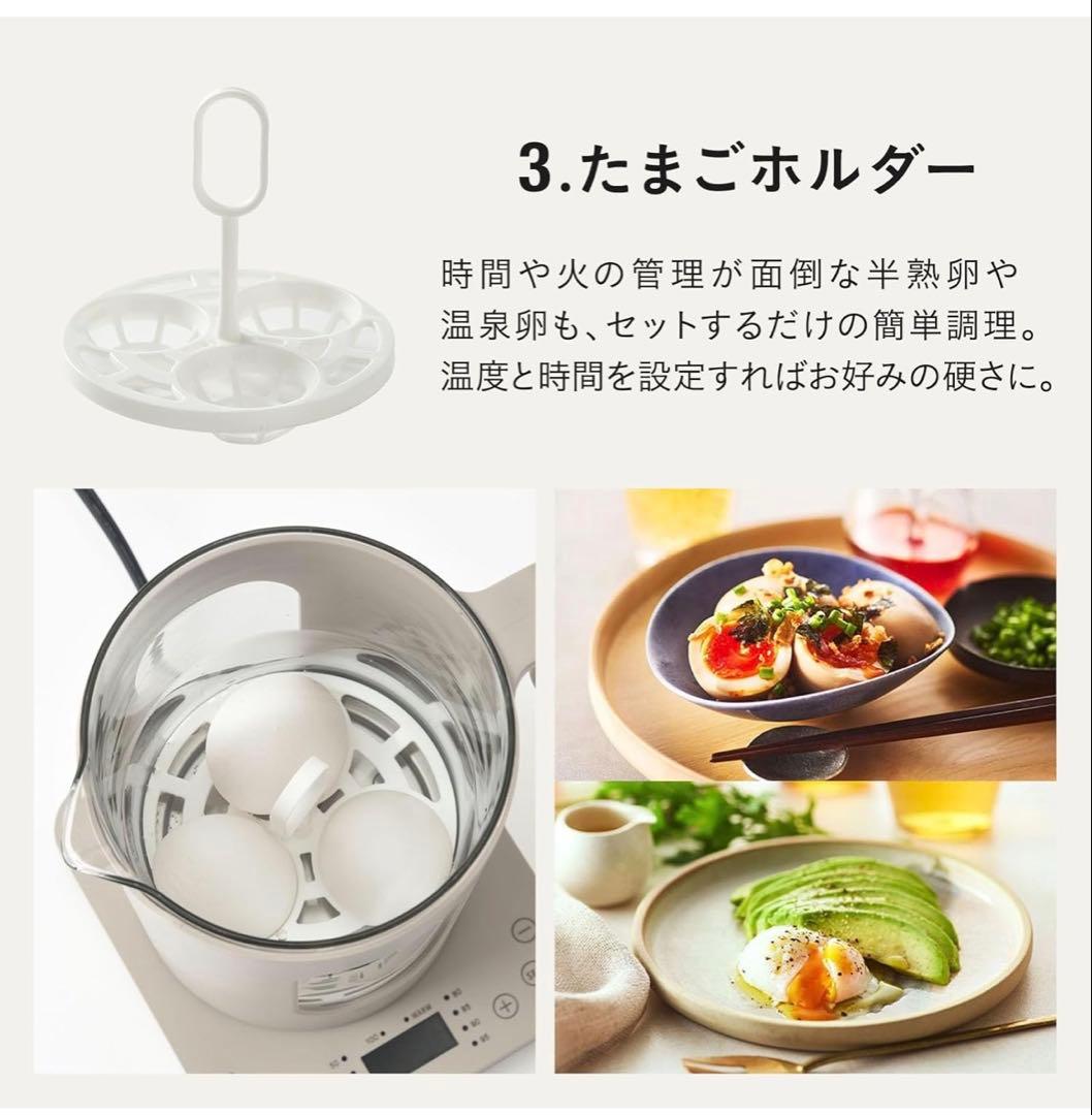 新品未使用 BRUNO 温度調節マルチケトル Warm Gray