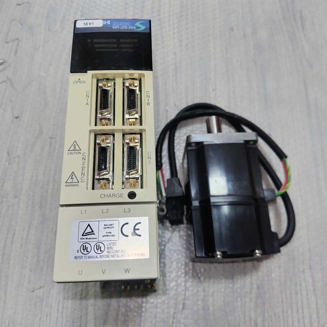 三菱電機 サーボアンプ MR-J2S-20A/サーボモーターHC-KFS23