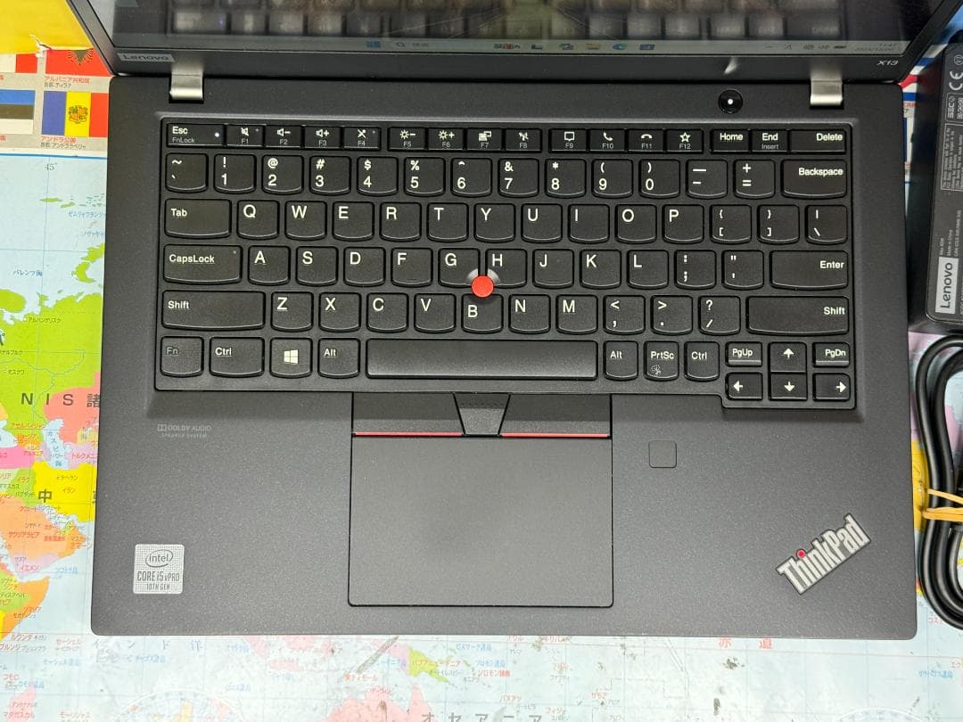 16GB・512GB 極美品 レノボ X13 綺麗 USキーボード ノートPC