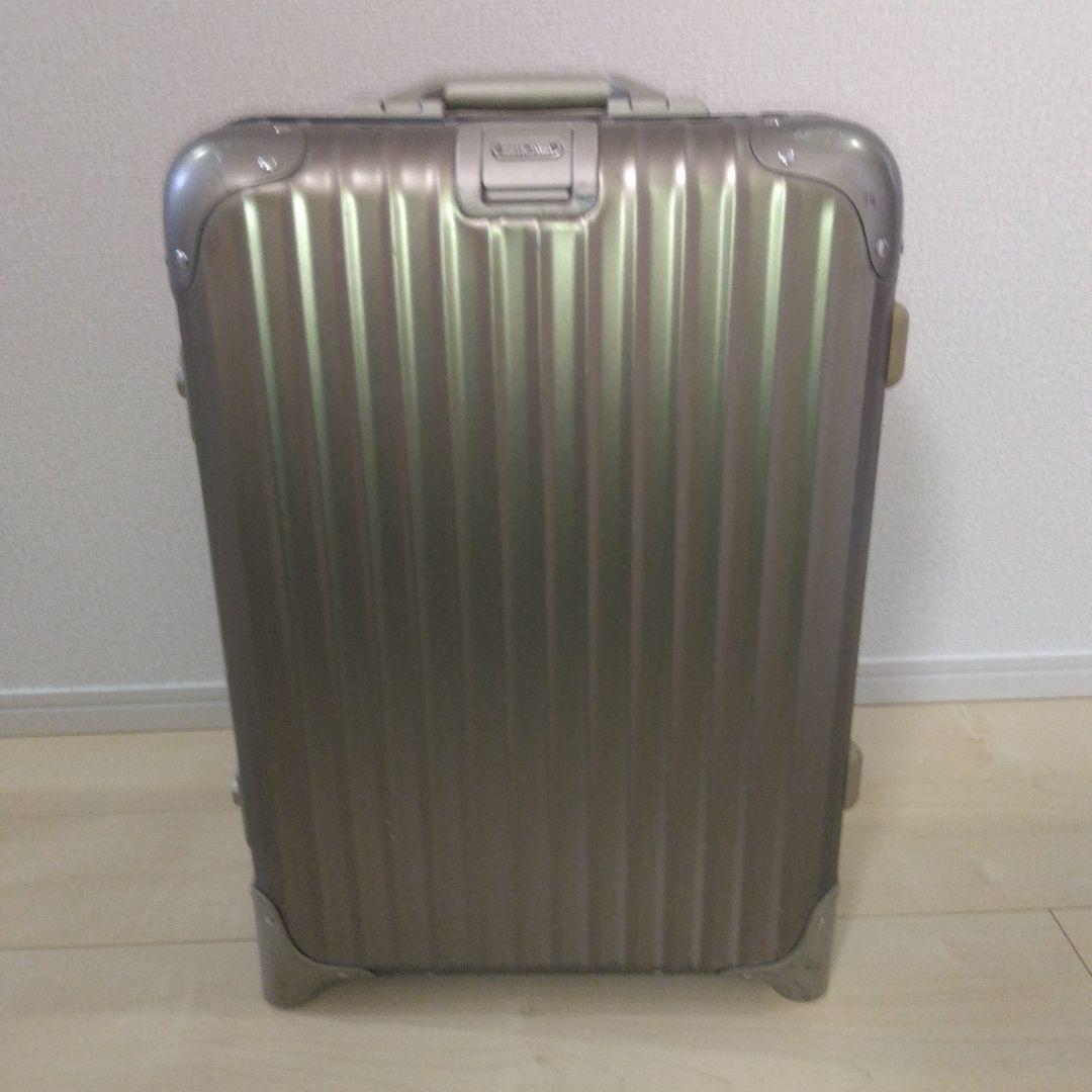 【良品・廃盤】RIMOWA リモワTOPAS トパーズ　チタニウム　32L 2輪