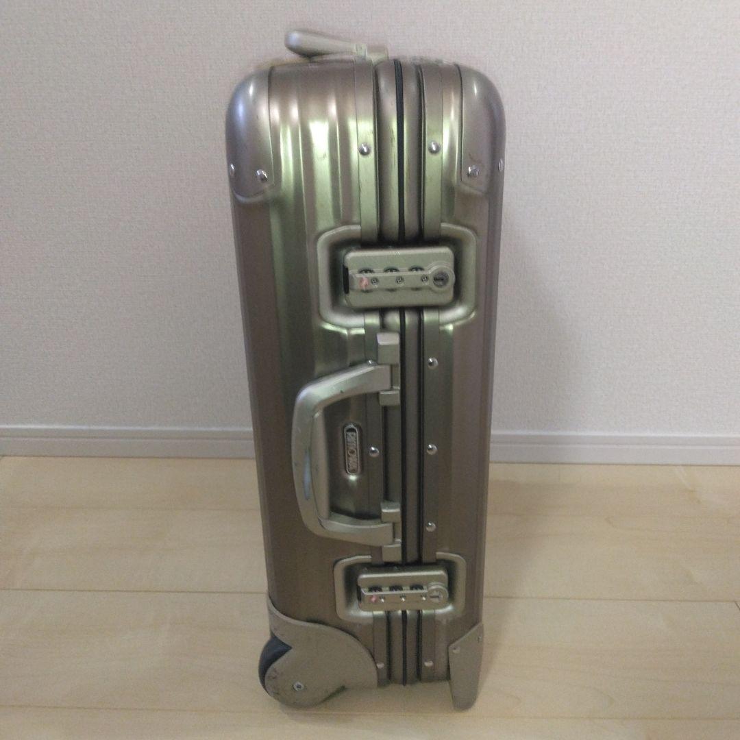 【良品・廃盤】RIMOWA リモワTOPAS トパーズ　チタニウム　32L 2輪