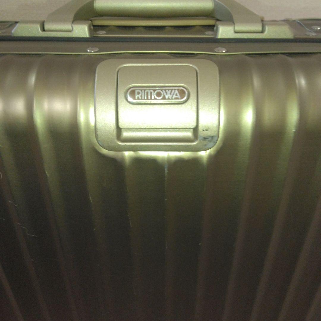 【良品・廃盤】RIMOWA リモワTOPAS トパーズ　チタニウム　32L 2輪