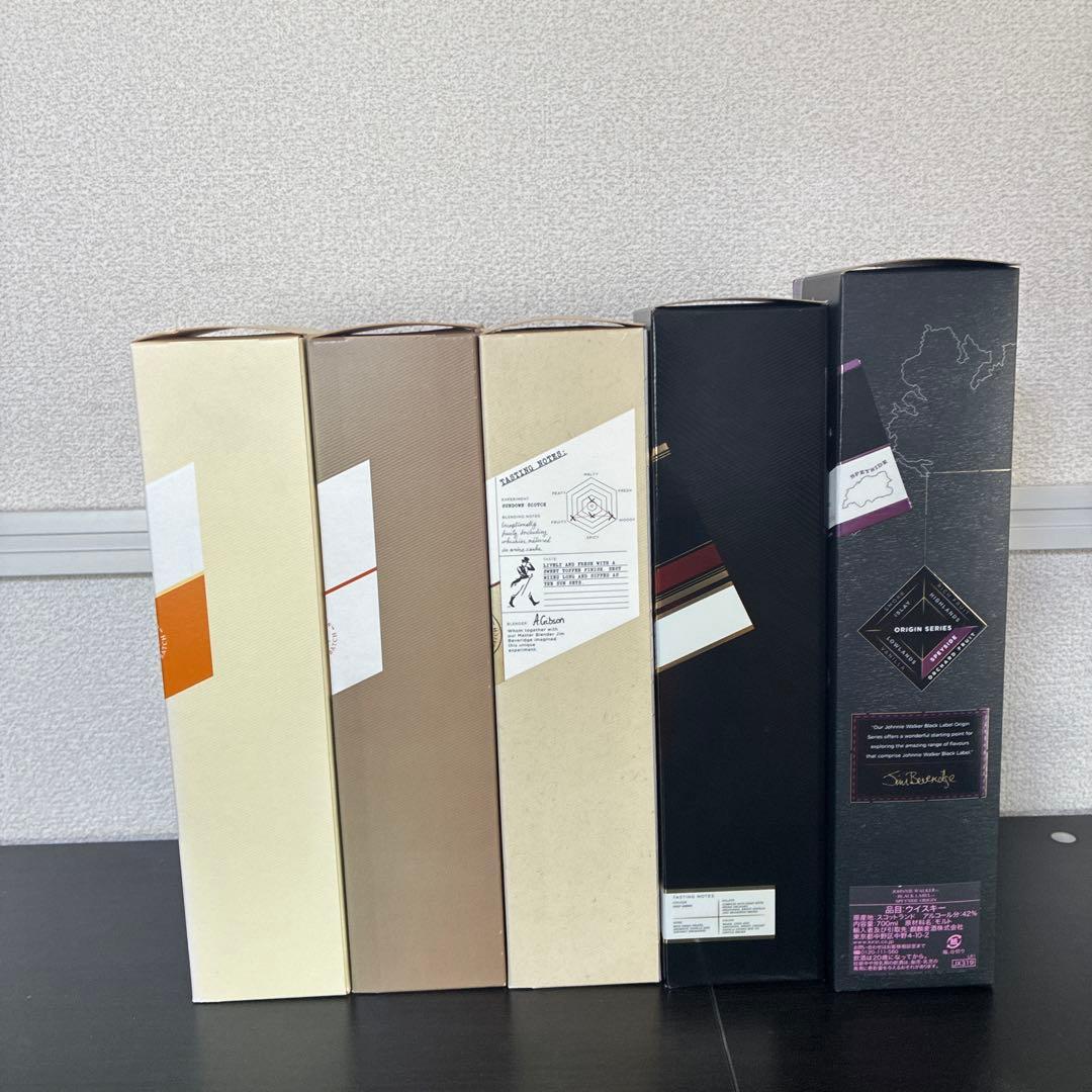 ジョニーウォーカー5本セット未開封