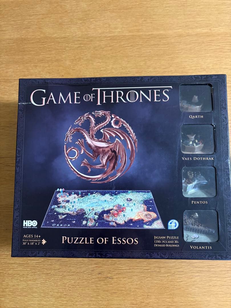 GAME OF THRONES パズル 2点セット