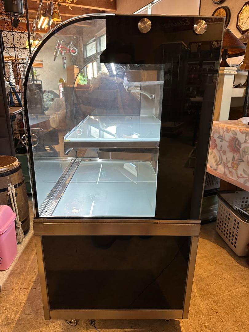 大和冷機 業務用 小型 対面 冷蔵 ショーケース 100V 700×500 後扉