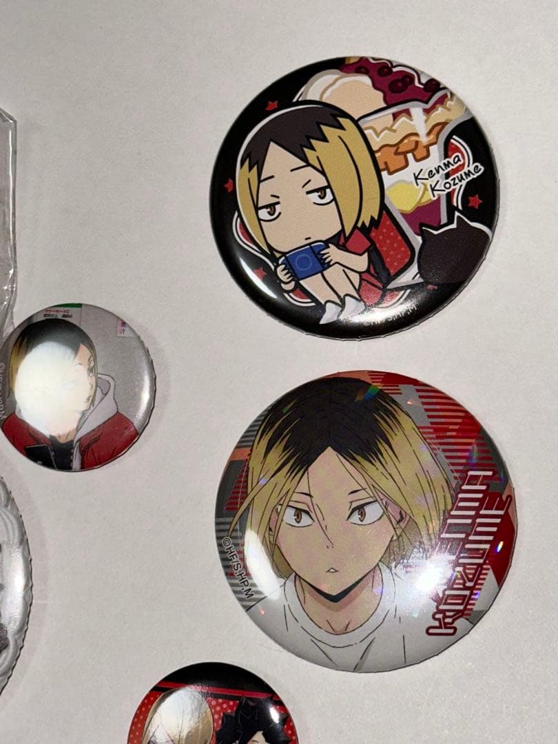 ハイキュー！！　孤爪研磨　缶バッジセット
