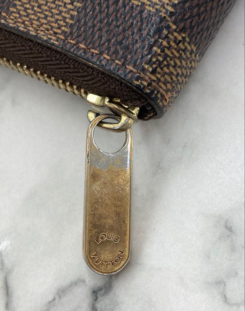 ルイヴィトン ダミエ ジッピー パース ミニ 財布 カード ケース