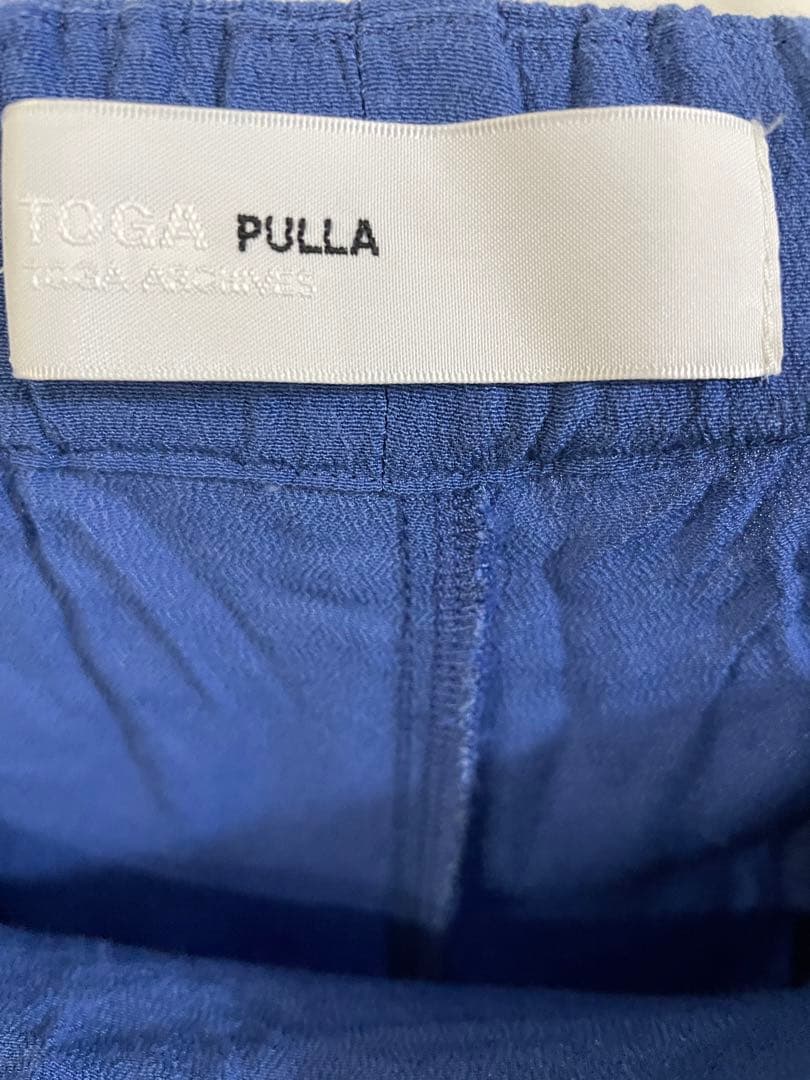 TOGA PULLA ジョーゼット裾レースパンツ