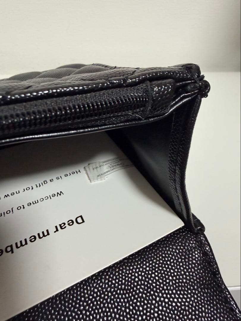 シャネル ノベルティ トップハンドル ショルダーリュックバッグ キャビアスキン