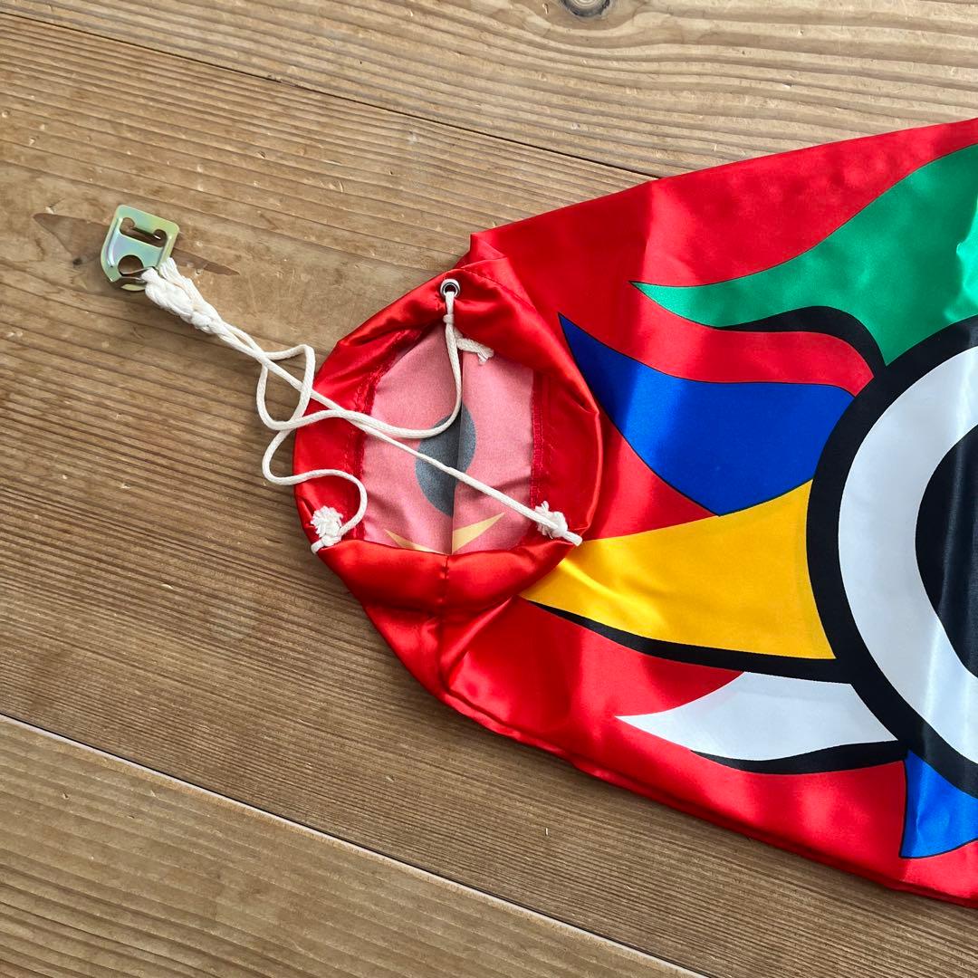 岡本太郎　こいのぼり　ベランダ