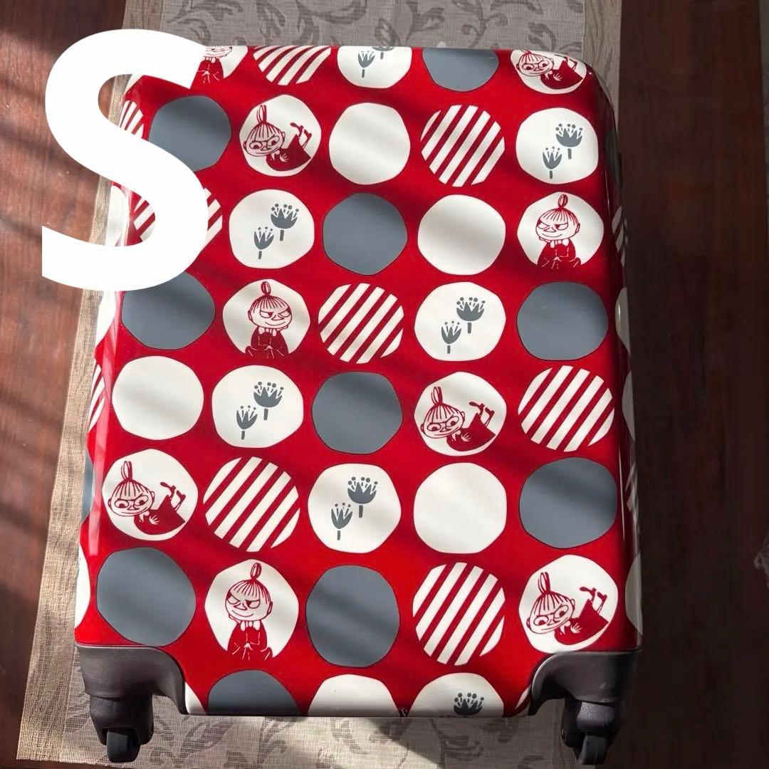新品 リトルミィ（ドット 赤）スーツケース S 36L ムーミン