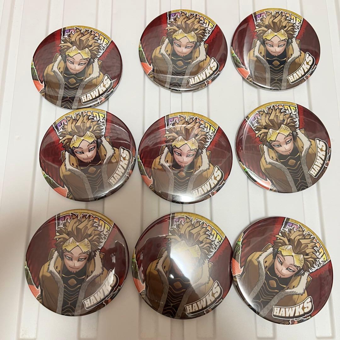 ヒロアカ ホークス 缶バッジ 9点セット