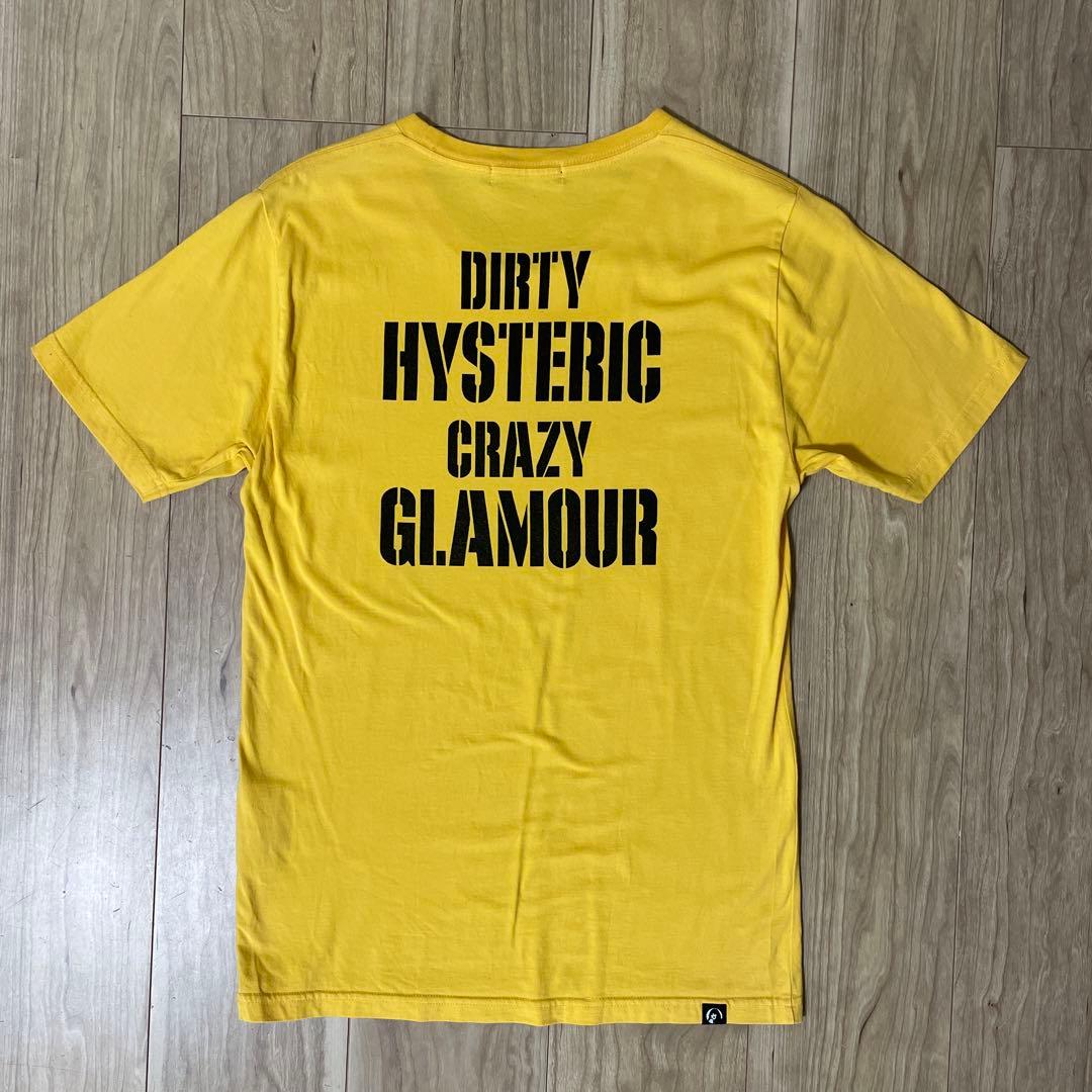 HYSTERIC GLAMOUR イエロー Tシャツ　sサイズ