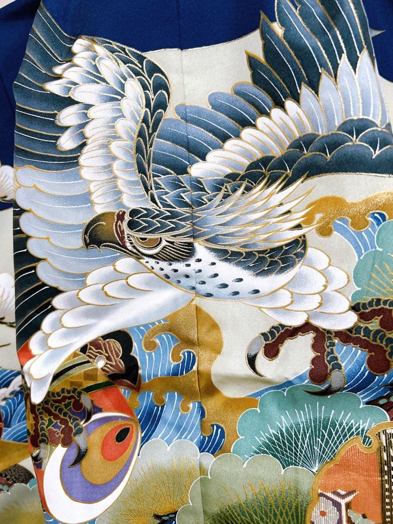 お買い得品♡七五三　5歳　男の子　フルセット　青系　紺色