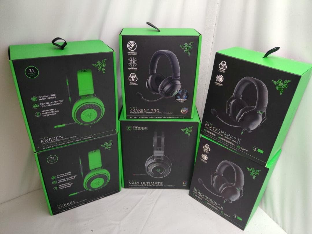 Razer ゲーミングヘッドセット 6点セット