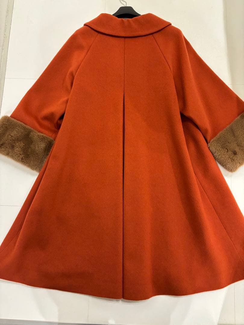 Renéルネ⭐️コペンハーゲンファーミンク⭐️カシミヤ混受注会コート34.36.38