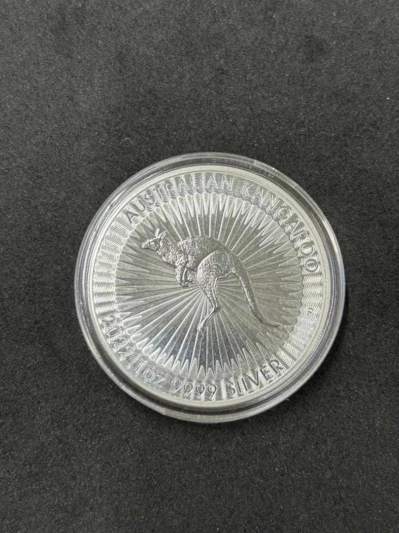 オーストラリア　カンガルー銀貨 2022 1オンス ケース付き　②