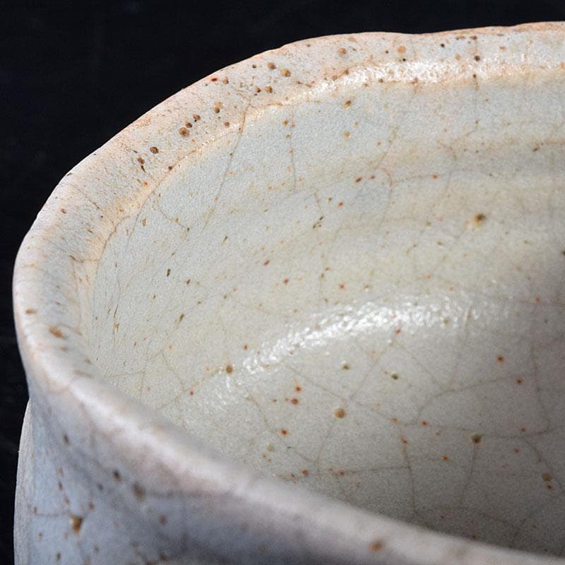 桃山時代　志野茶碗　美濃焼　元屋敷窯　陶祖十二代　加藤景秋極め箱　V　R8568