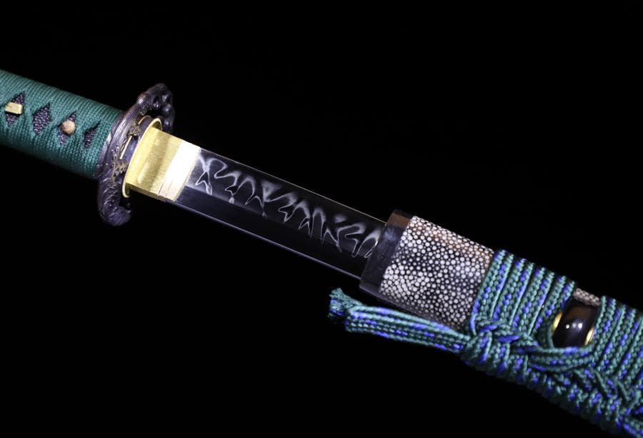 火炎紋雲斬り 日本刀 模造刀 居合刀 武士道 武蔵 鑑賞用 手鍛造打