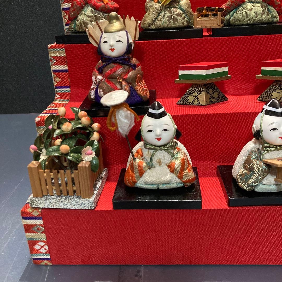 雛人形　最終価格　木目込み雛十五人揃え